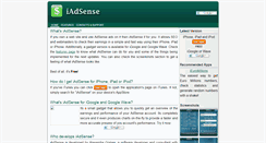 Desktop Screenshot of iadsense.alexandre-gomes.com